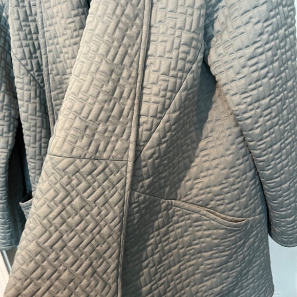 Marla Wynne Quilted Jacquard Swing Jacket - Picture 4 of 8